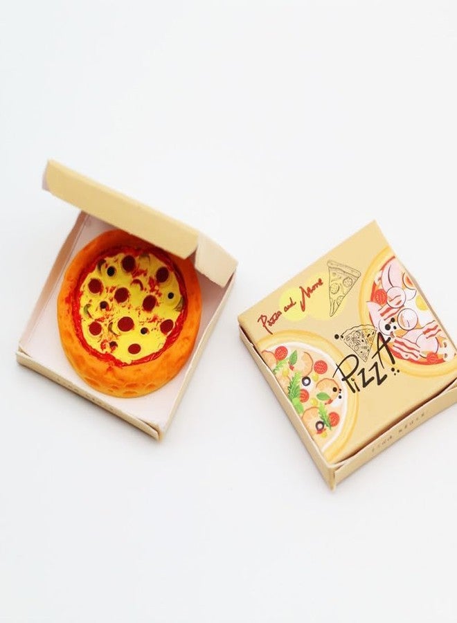 Kryoflare Miniature Pizza Box Set, 1:6 and 1:12 Scale, Dollhouse Food Accessories, Detailed Pizza Box with Printed Graphics Doll Pepperoni Pizza and Authentic Style Pizza Box.Girl Dolls Kitchens & Furniture - Image 1